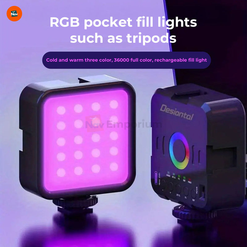Compact RGB LED Video Light 
