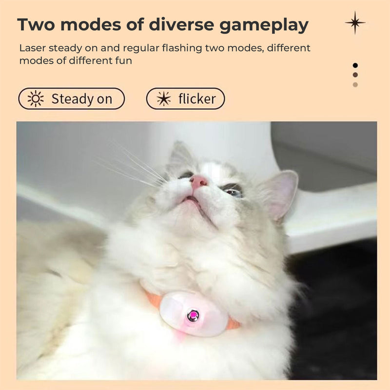 Smart cat exercise collar
