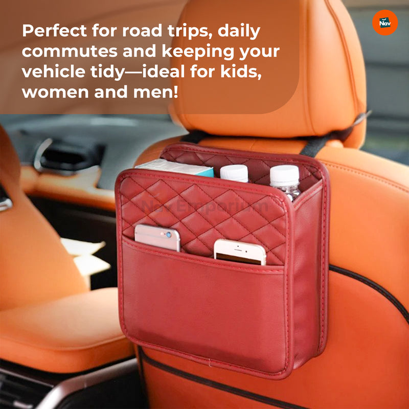 Vehicle backseat storage 