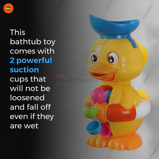 Water-Powered Duck Bath Toy 