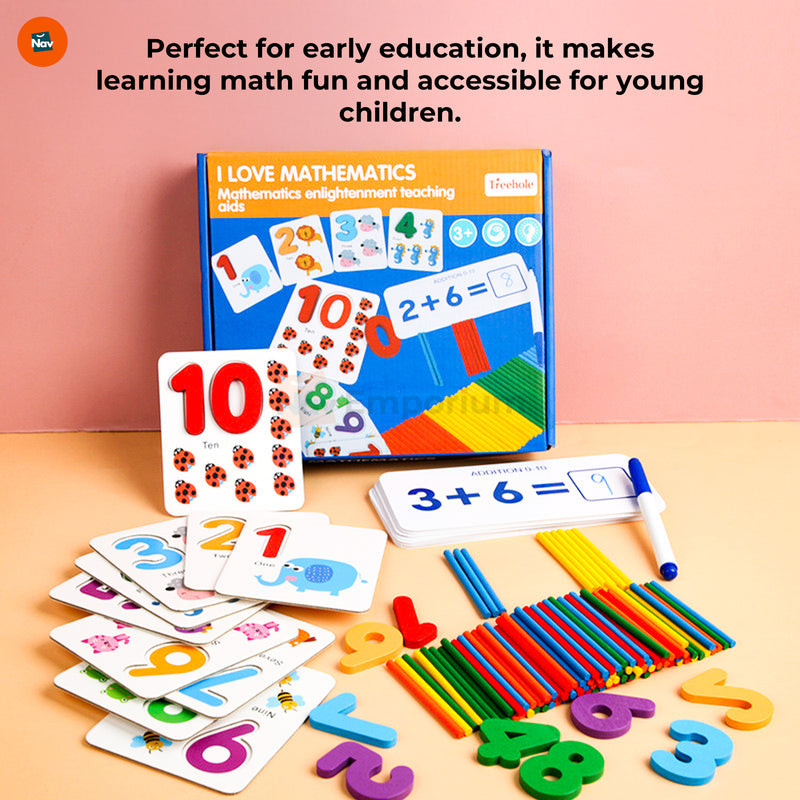 Hands-on math learning toy 