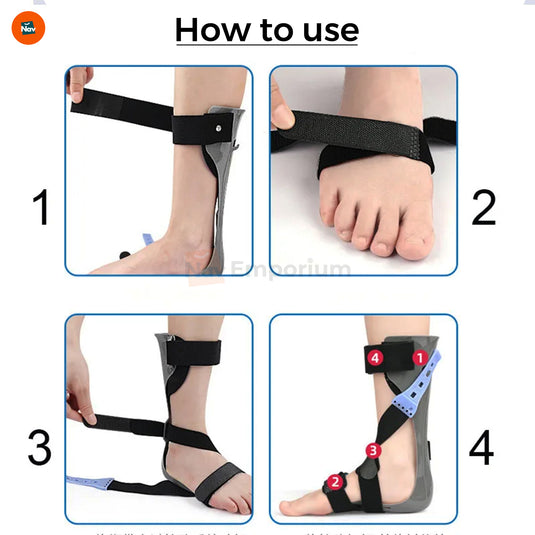 FootLift orthosis front view 