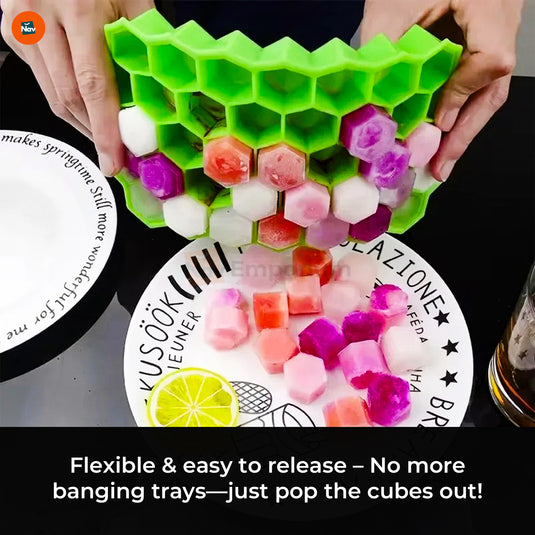 Easy release ice cubes 