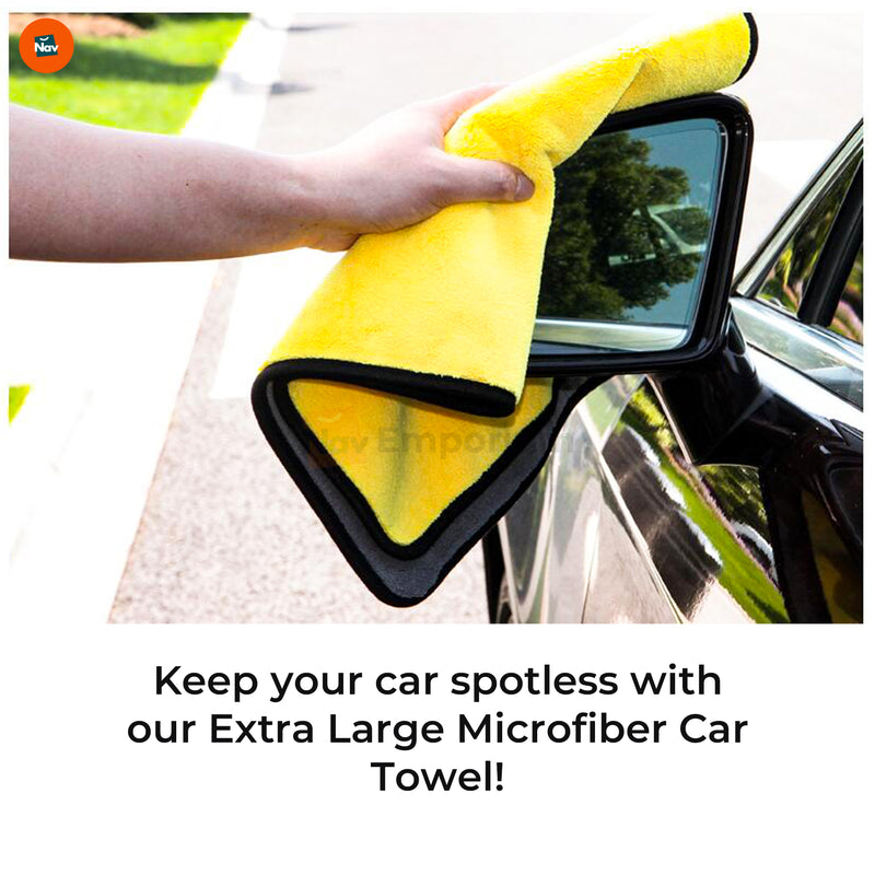 Durable reusable car cleaning towel