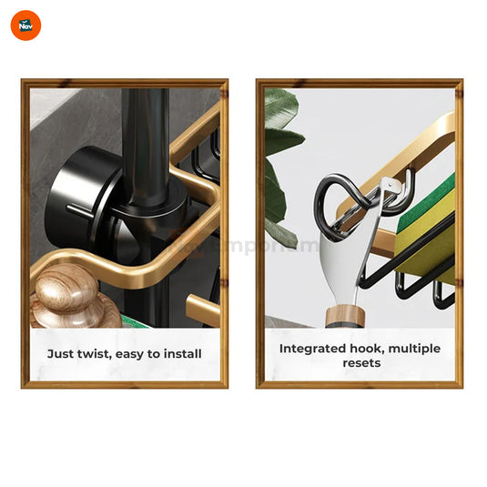Rust-Resistant Kitchen Sink Rack 