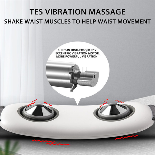 Lumber Massager The Rechargeable Back Pain Relief Belt