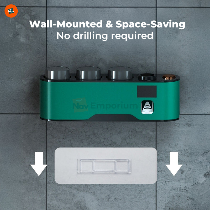 Wall-Mounted Toothbrush Holder  