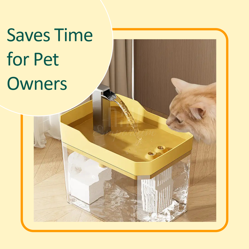 Pet Water Fountain - Automatic Drinking System for Happy Pets