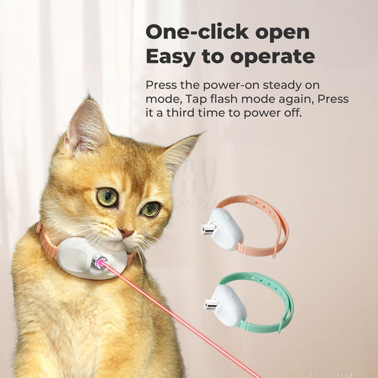 Pet-friendly laser chase toy