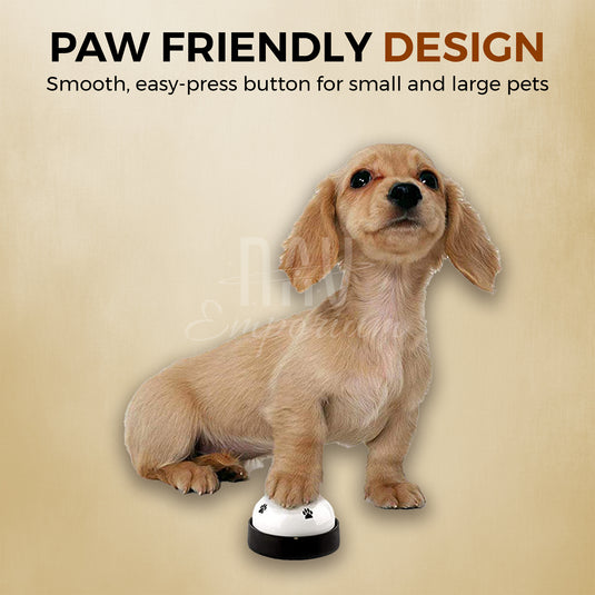 Portable pet training bell