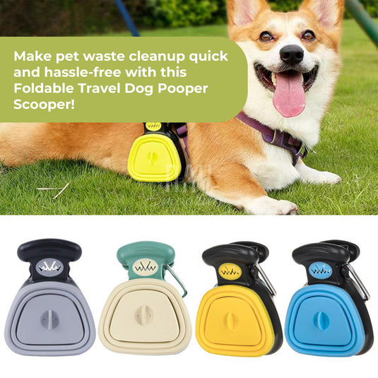 Dog poop scoop with bag dispenser 