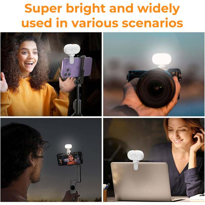 USB-C rechargeable phone light 