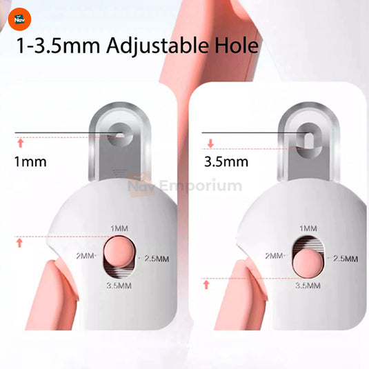 Adjustable pet claw trimmer