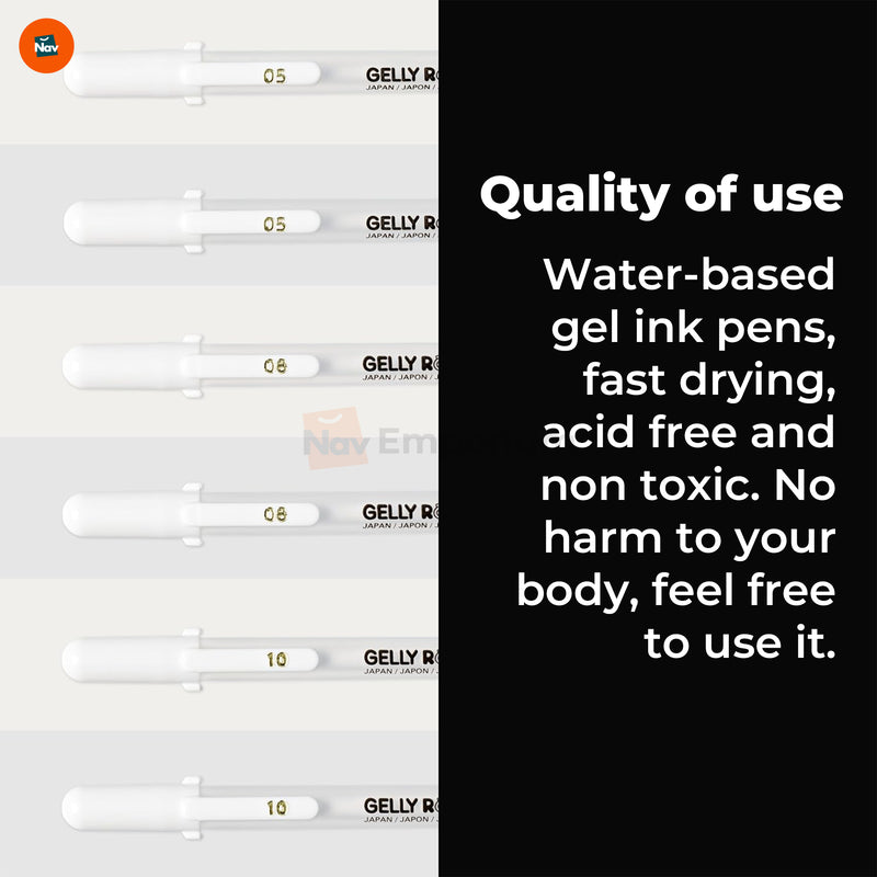 Artists Using RVOGJP White Gel Pen 