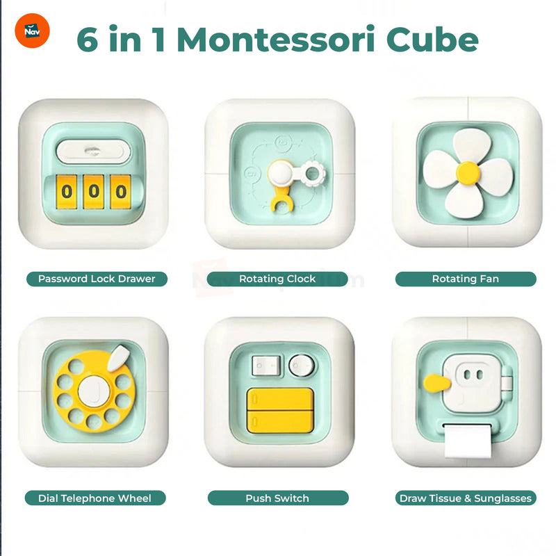 Montessori Cube side view 