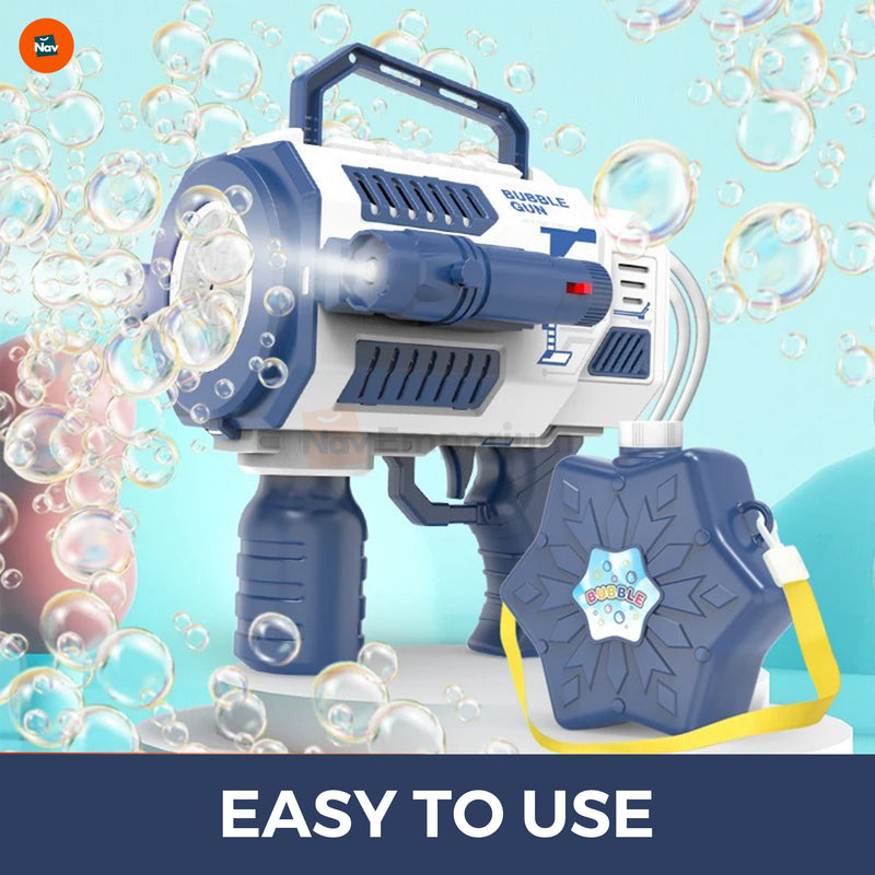 Bubble Gun in Outdoor Setting 