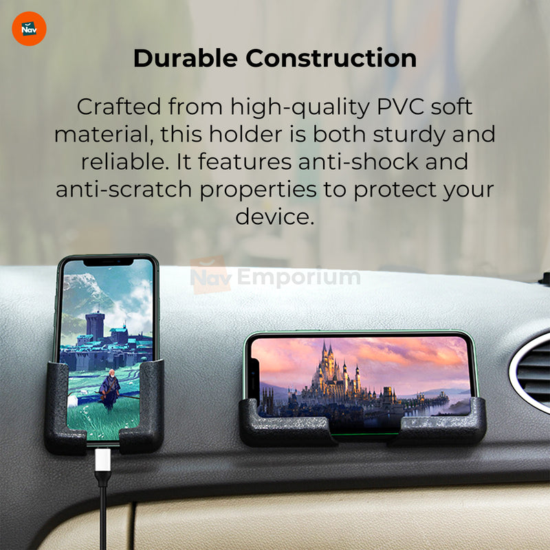Hands-free car phone mount