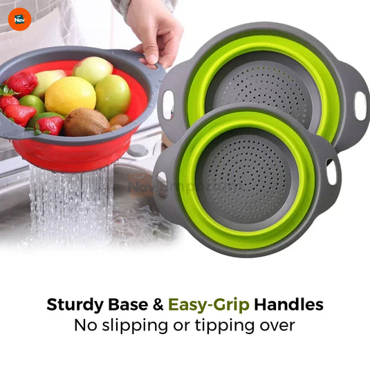 Non-slip base colander 