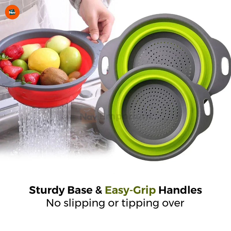 Non-slip base colander 