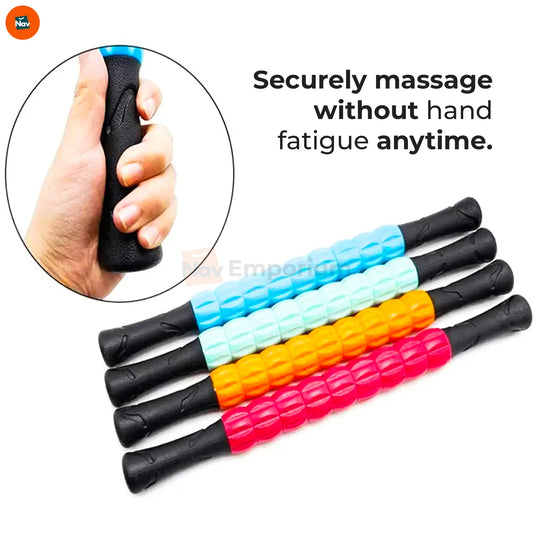 Feature image ergonomic non‑slip PVC handle massage stick