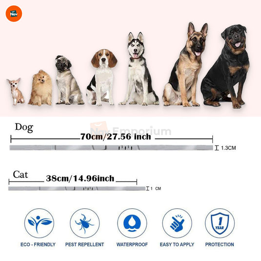 Safe Paws flea and tick collar packaging
