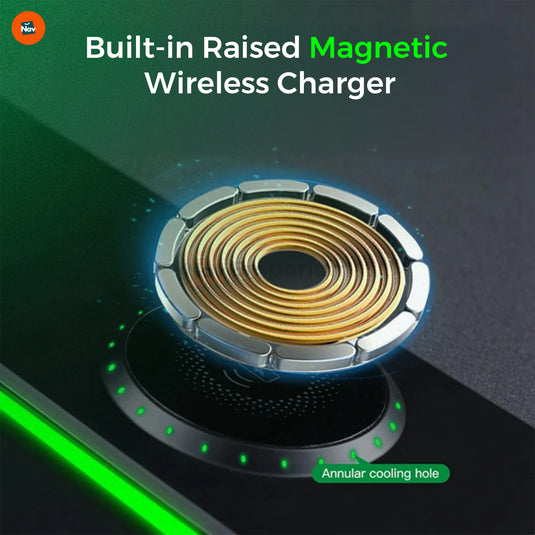 RGB desk mat with charger 