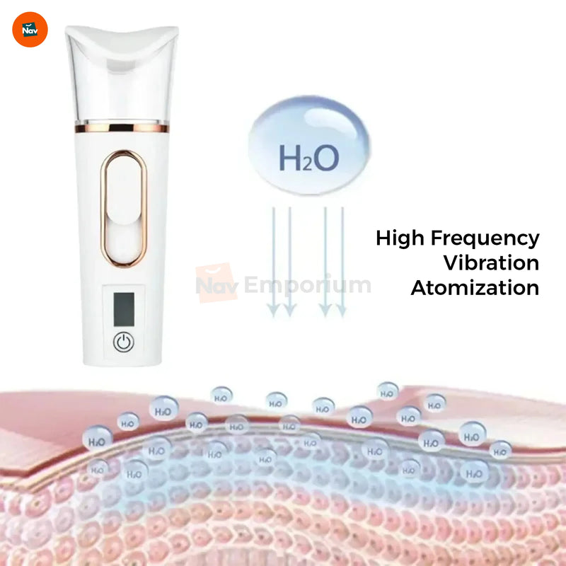  Nano facial mister with built-in skin analyzer