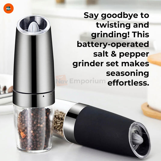 Adjustable coarseness salt grinder 