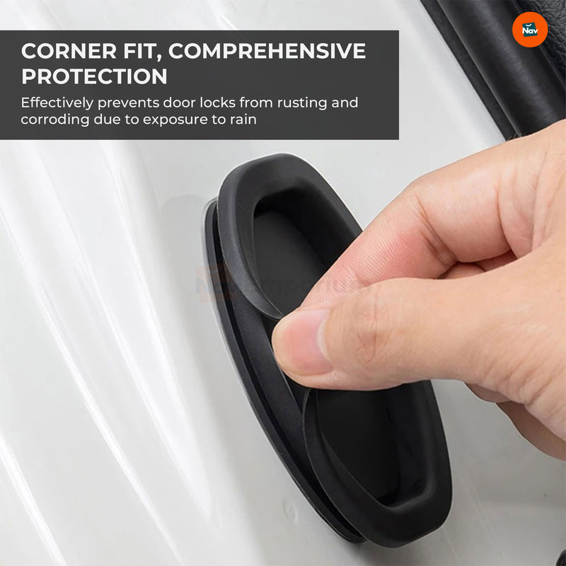 Easy install door lock cover  