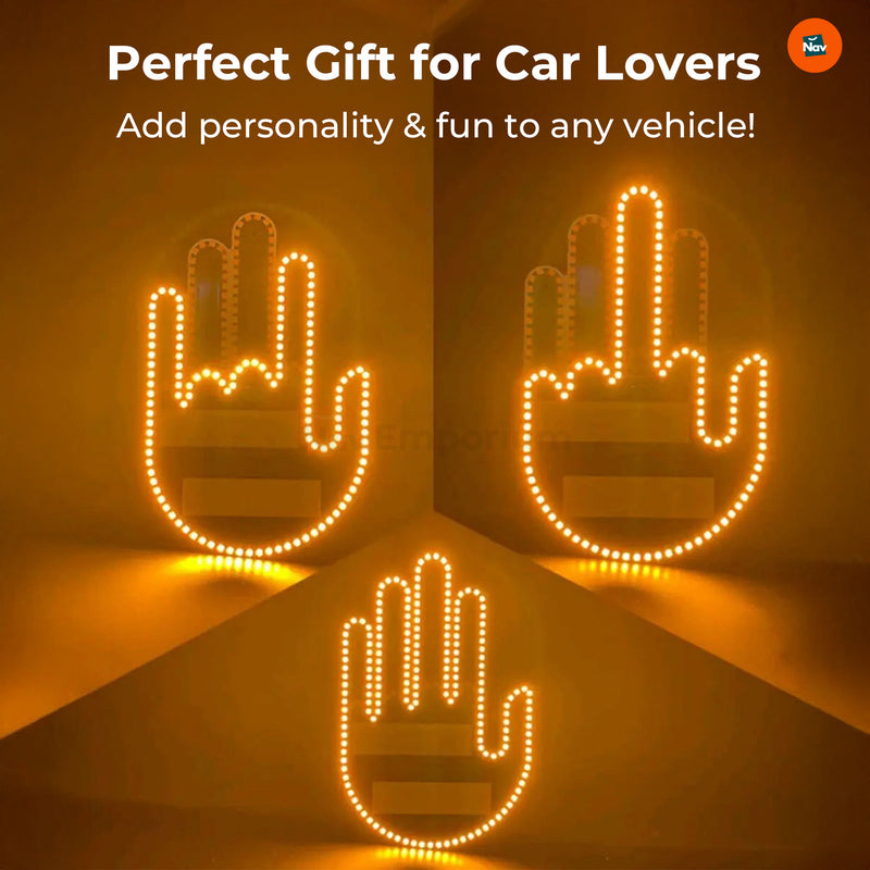 Universal fit car LED gesture  