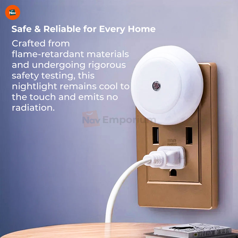 Flame-Retardant Night Light Design 
