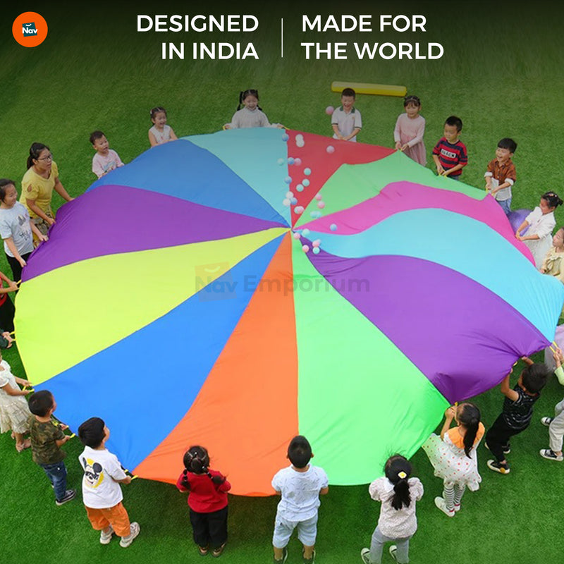 GSI Rainbow Parachute in school activity 