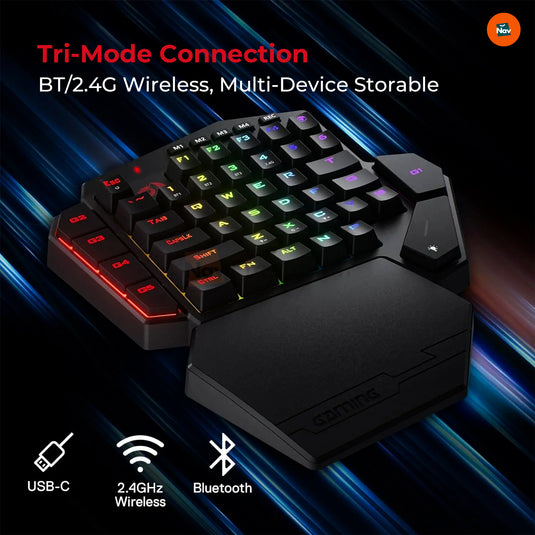 Ergonomic one hand keyboard 