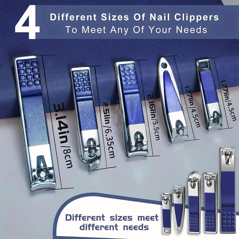 Portable manicure pedicure case 