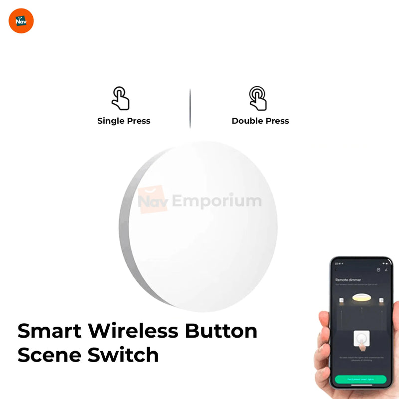  Infographic with zigbee smart button feature callouts
