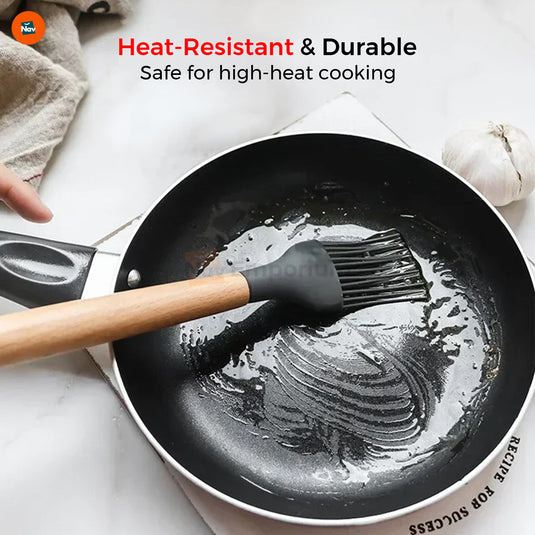 Complete silicone utensil set 