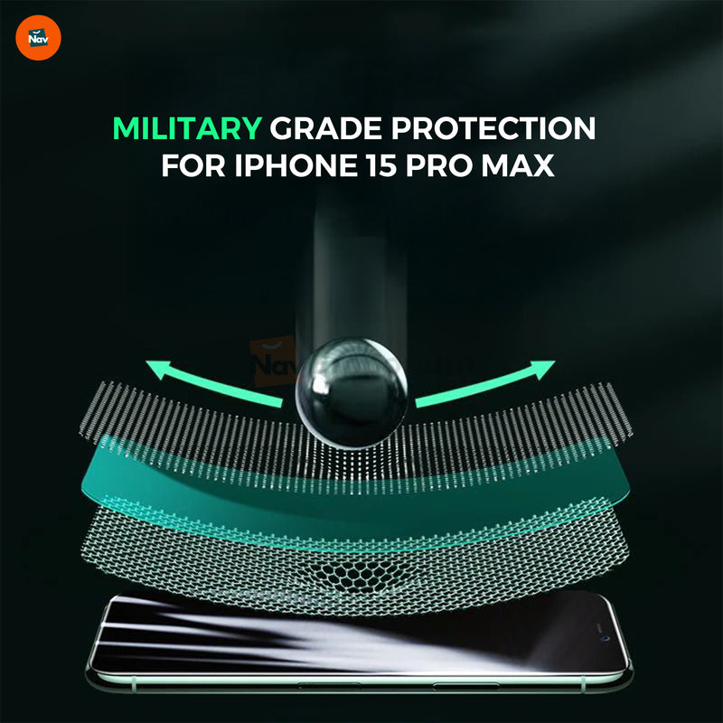 Drop-resistant iPhone screen protector 