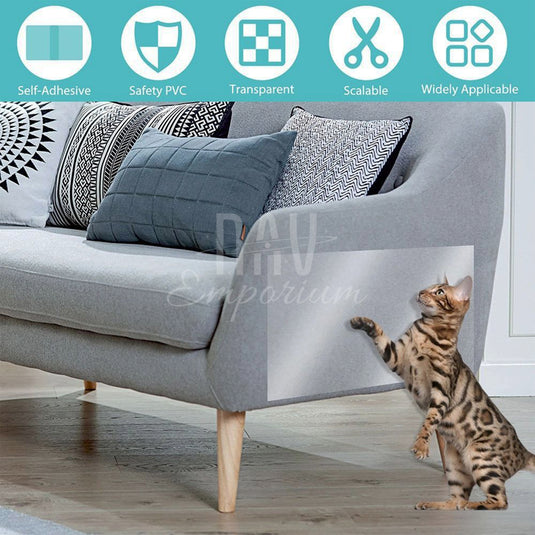 Non-toxic pet scratch shield