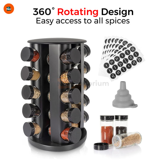 Sleek Countertop Spice Organizer 