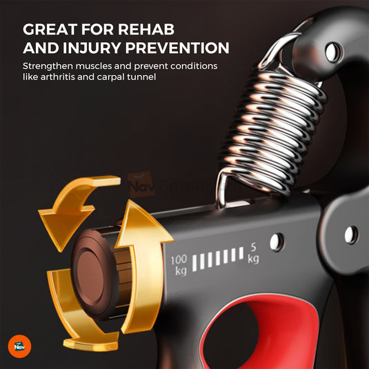 Power Grip Pro Adjustable Hand & Forearm Strengthener