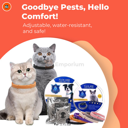 Waterproof tick collar for cats