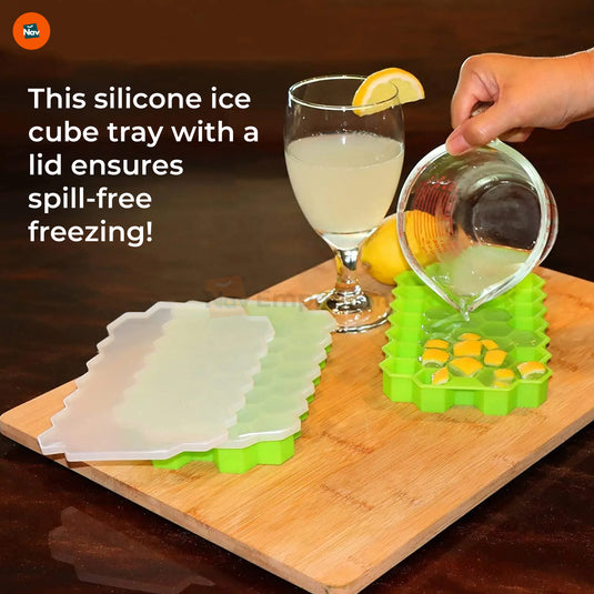 Space-saving ice tray storage 