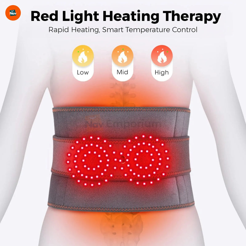  Feature image showing cordless infrared heating belt battery