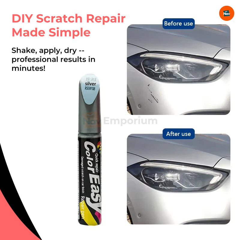 AutoScratch Pen alongside car maintenance tools  