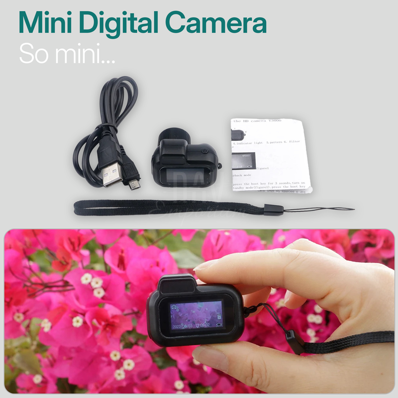 Portable Mini Digital Camera - Compact, High-Quality Photography