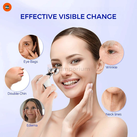 Applying Glow Lift skincare serum 
