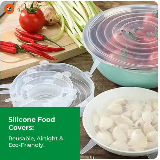 Stretchable Silicone Food Covers 
