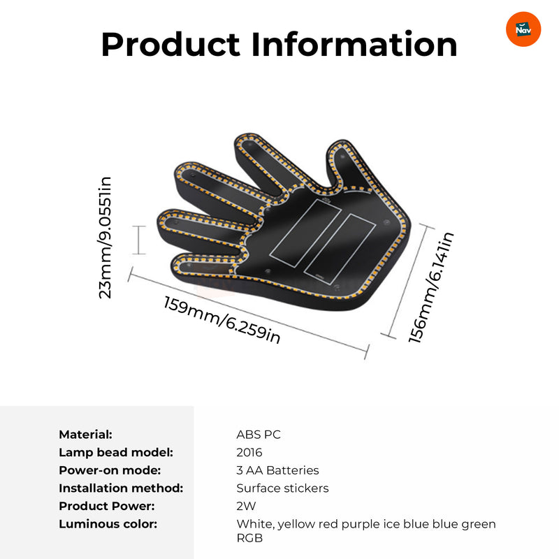 Daylight visible car LED light  
