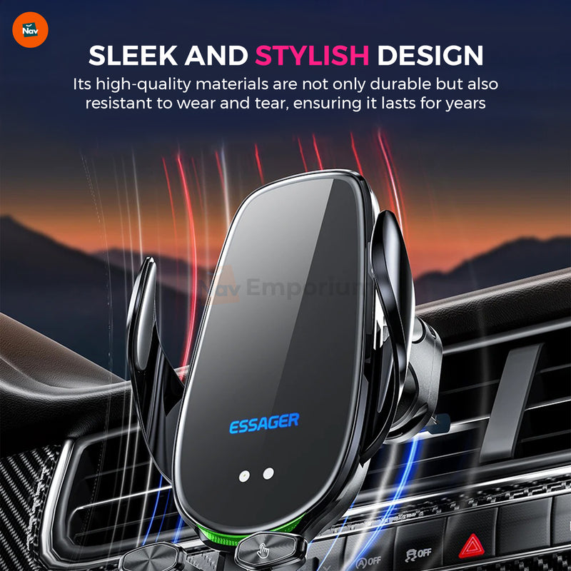 Air vent phone mount charger 