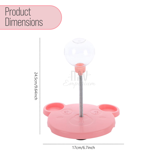 Leaking Treats Ball Pet Feeder Toy - Fun for Dogs & Cats